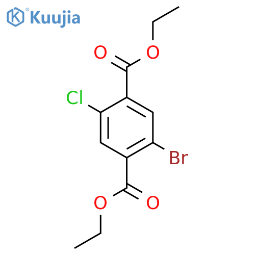 diethyl 2-bromo-5-chloroterephthalate structure