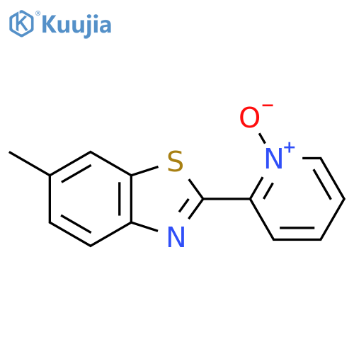 2-(6-methylbenzo[d]thiazol-2-yl)pyridine 1-oxide structure