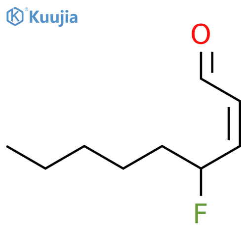 2-Nonenal, 4-fluoro-, (2Z)- structure