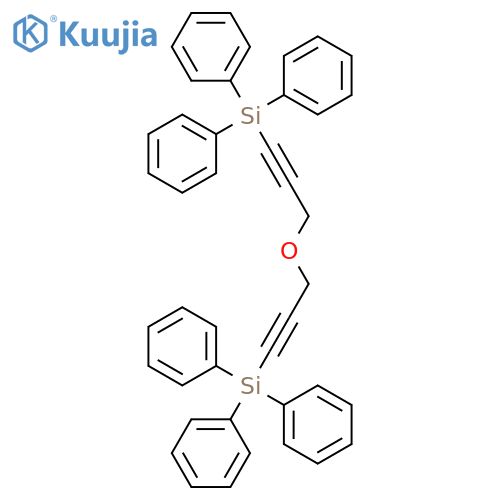 Silane, (oxydi-1-propyne-3,1-diyl)bis[triphenyl- structure