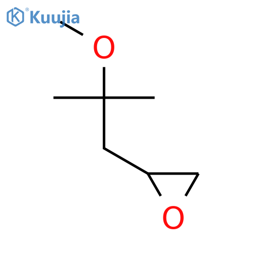 2-(2-methoxy-2-methylpropyl)oxirane structure