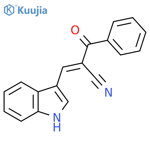 3-Indol-3-yl-2-(phenylcarbonyl)prop-2-enenitrile structure