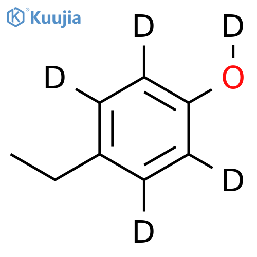 4-ETHYLPHENOL-2,3,5,6-D4,OD structure