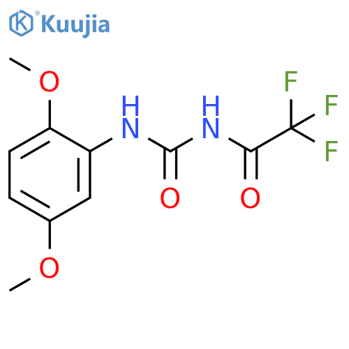 1-(2,5-dimethoxyphenyl)-3-(2,2,2-trifluoroacetyl)urea structure