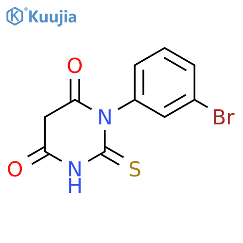 1-(3-Bromophenyl)-2-thioxodihydropyrimidine-4,6(1H,5H)-dione structure