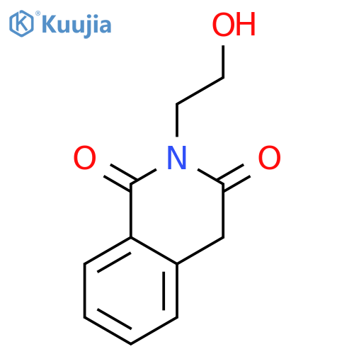 1,3(2H,4H)-Isoquinolinedione, 2-(2-hydroxyethyl)- structure