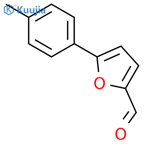 5-(4-methylphenyl)furan-2-carbaldehyde structure