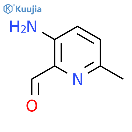 2-Pyridinecarboxaldehyde, 3-amino-6-methyl- structure
