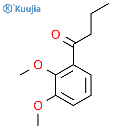 1-(2,3-Dimethoxyphenyl)-1-butanone structure