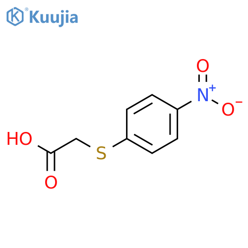 2-(4-nitrophenyl)sulfanylacetic Acid structure