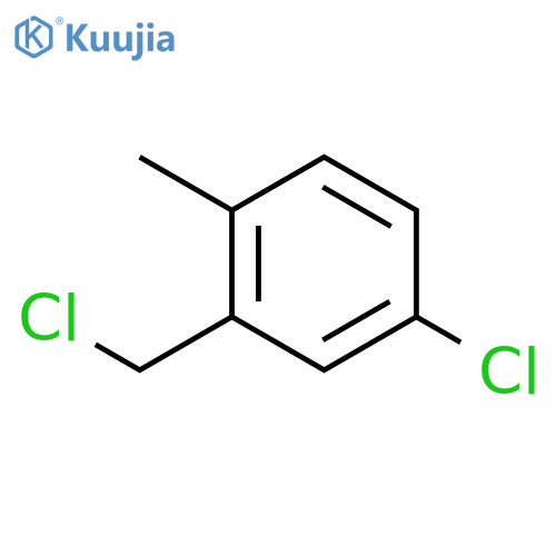 4-chloro-2-(chloromethyl)-1-methylbenzene structure