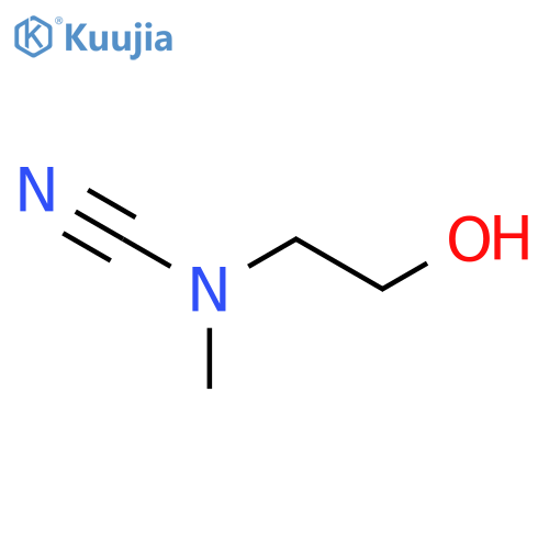 2-cyano(methyl)aminoethan-1-ol structure