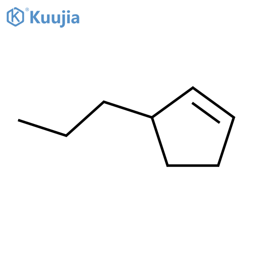cyclopentene, 3-propyl- structure