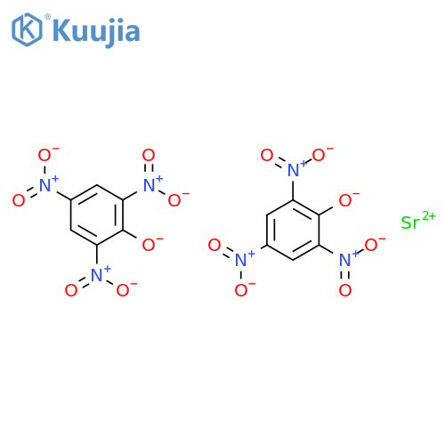 Phenol,2,4,6-trinitro-, strontium salt (2:1) structure