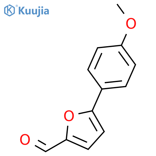5-(4-Methoxyphenyl)furan-2-carbaldehyde structure