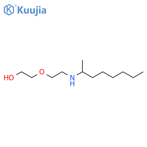 2-{2-(octan-2-yl)aminoethoxy}ethan-1-ol structure