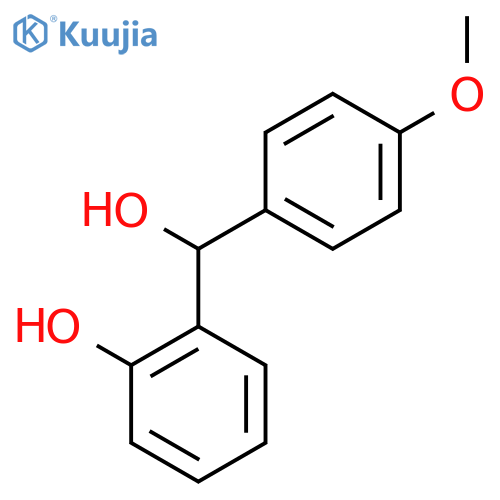 2-(Hydroxy(4-methoxyphenyl)methyl)phenol structure