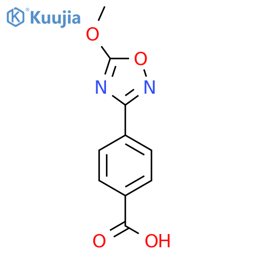 4-(5-methoxy-1,2,4-oxadiazol-3-yl)benzoic Acid structure