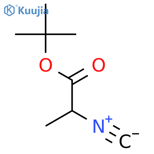 Propanoic acid,2-isocyano-, 1,1-dimethylethyl ester (9CI) structure