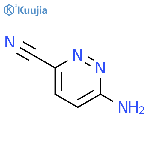 6-aminopyridazine-3-carbonitrile structure