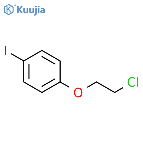 Benzene, 1-(2-chloroethoxy)-4-iodo- structure