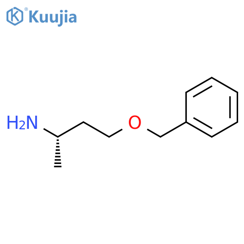 2-Butanamine, 4-(phenylmethoxy)-, (2S)- structure