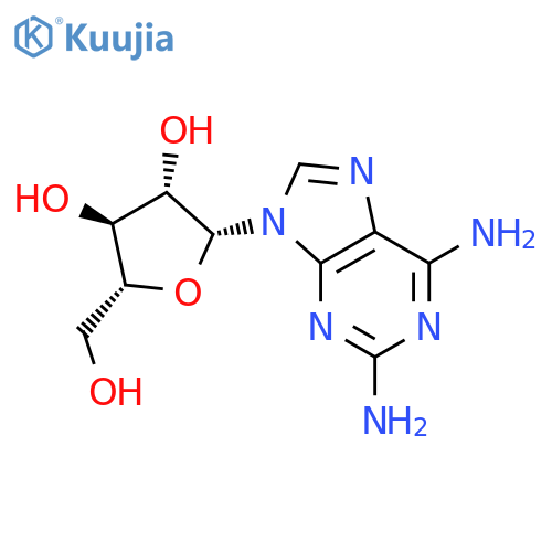 2,6-Diaminopurine arabinoside structure