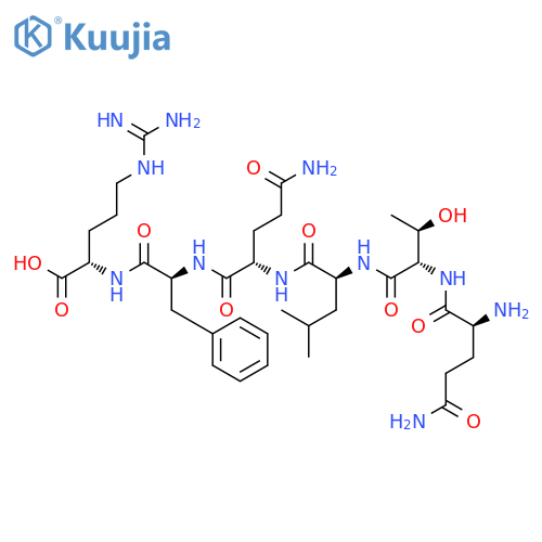 L-Arginine, L-glutaminyl-L-threonyl-L-leucyl-L-glutaminyl-L-phenylalanyl- structure
