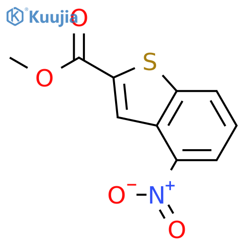4-Nitro-benzobthiophene-2-carboxylic Acid Methyl Ester structure