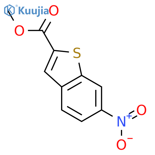 6-Nitro-benzobthiophene-2-carboxylic Acid Methyl Ester structure