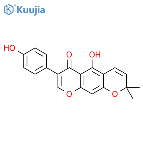 Alpinumisoflavone structure