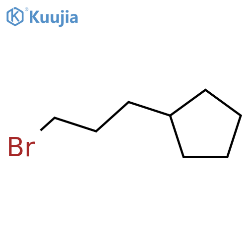 Cyclopentane, (3-bromopropyl)- structure