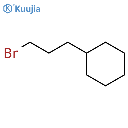 (3-Bromopropyl)cyclohexane structure