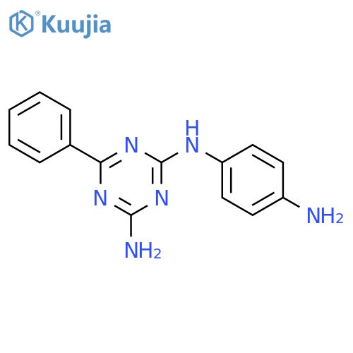 1,3,5-Triazine-2,4-diamine, N-(4-aminophenyl)-6-phenyl- structure
