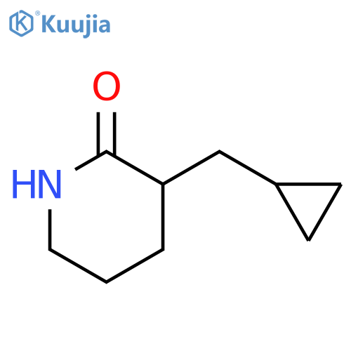 3-(cyclopropylmethyl)piperidin-2-one structure