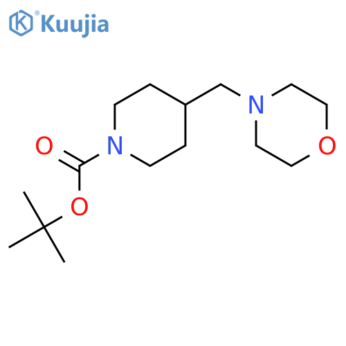 1-Boc-4-Morpholin-4-ylmethyl-piperidine structure
