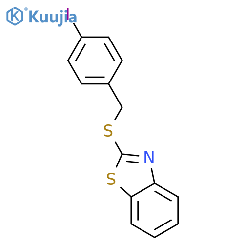 Benzothiazole, 2-[[(4-iodophenyl)methyl]thio]- structure