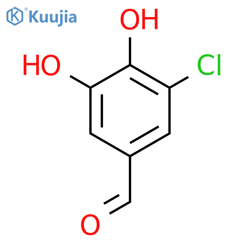 3-Chloro-4,5-dihydroxybenzaldehyde structure