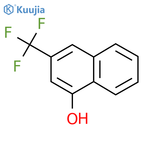 2-(Trifluoromethyl)-4-naphthol structure
