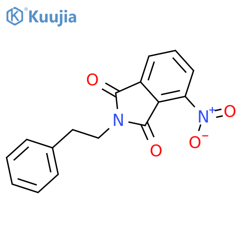 4-Nitro-2-(2-phenylethyl)-1H-isoindole-1,3(2H)-dione structure