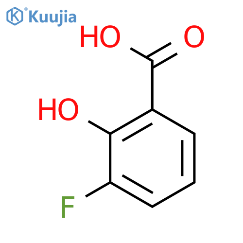 3-Fluoro-2-hydroxybenzoic acid structure