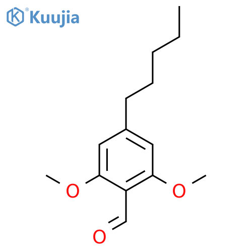 2,6-Dimethoxy-4-pentylbenzaldehyde structure