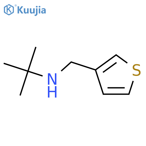 tert-butyl(thiophen-3-yl)methylamine structure