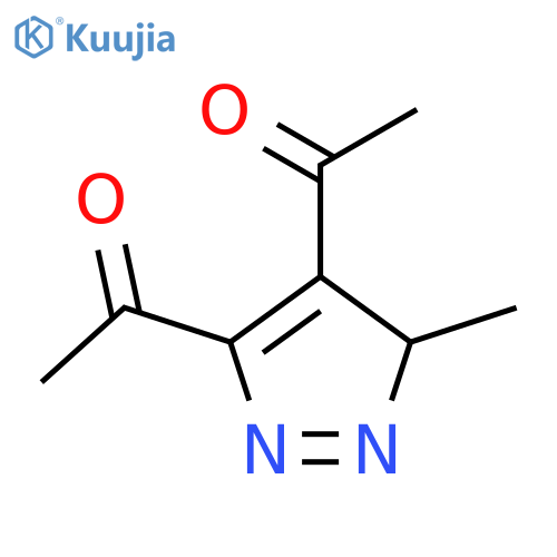 Ethanone,1,1'-(3-methyl-3H-pyrazole-4,5-diyl)bis- (9CI) structure