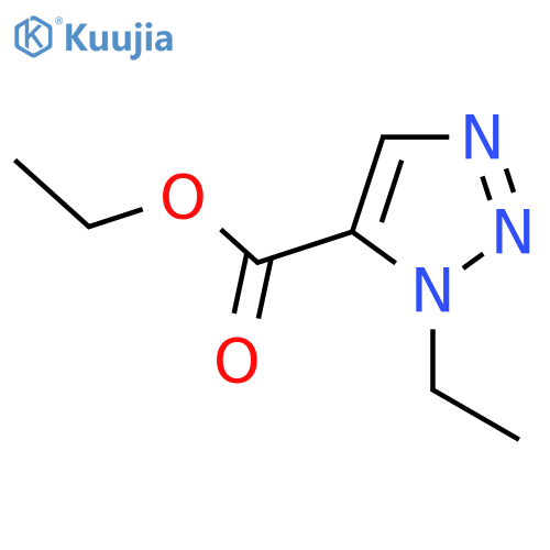 Ethyl 1-ethyl-1H-1,2,3-triazole-5-carboxylate structure