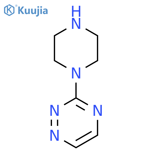 3-(Piperazin-1-yl)-1,2,4-triazine structure
