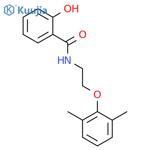 N-2-(2,6-Dimethylphenoxy)ethyl-2-hydroxybenzamide structure