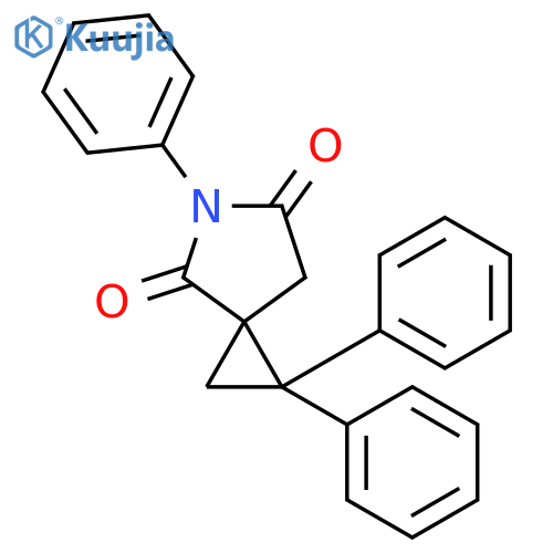 5-Azaspiro[2.4]heptane-4,6-dione, 1,1,5-triphenyl- structure
