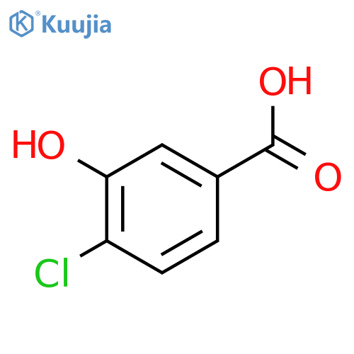 4-Chloro-3-hydroxybenzoic acid structure