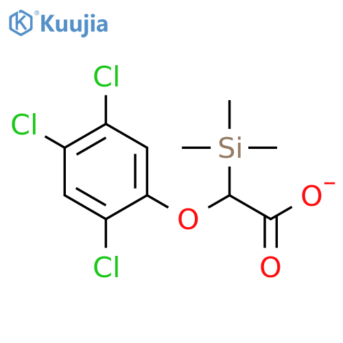 Acetic acid,2-(2,4,5-trichlorophenoxy)-, trimethylsilyl ester structure